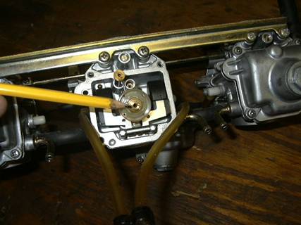 Yamaha venture online carburetor cleaning